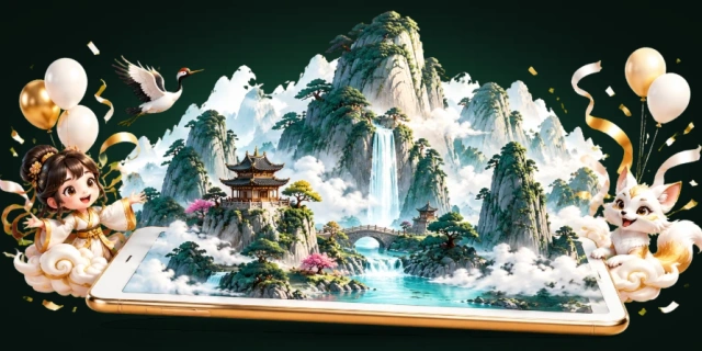 江山美景画